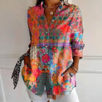 Selina | Blusa con estampado colorido