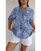 Cassie | Blusa con estampado floral