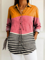 Camille | Blusa de rayas vibrantes