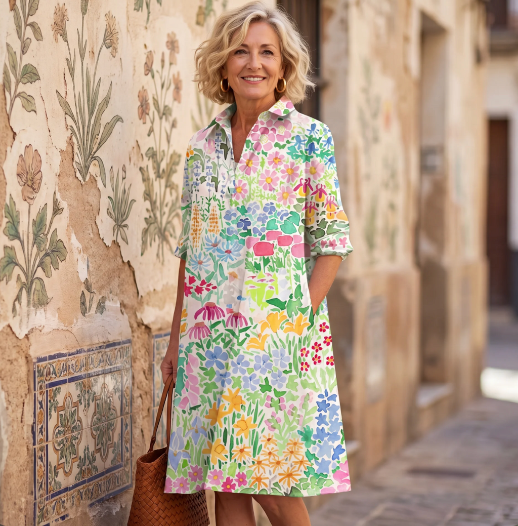 Elegancia | Vestido midi cuidado y estiloso