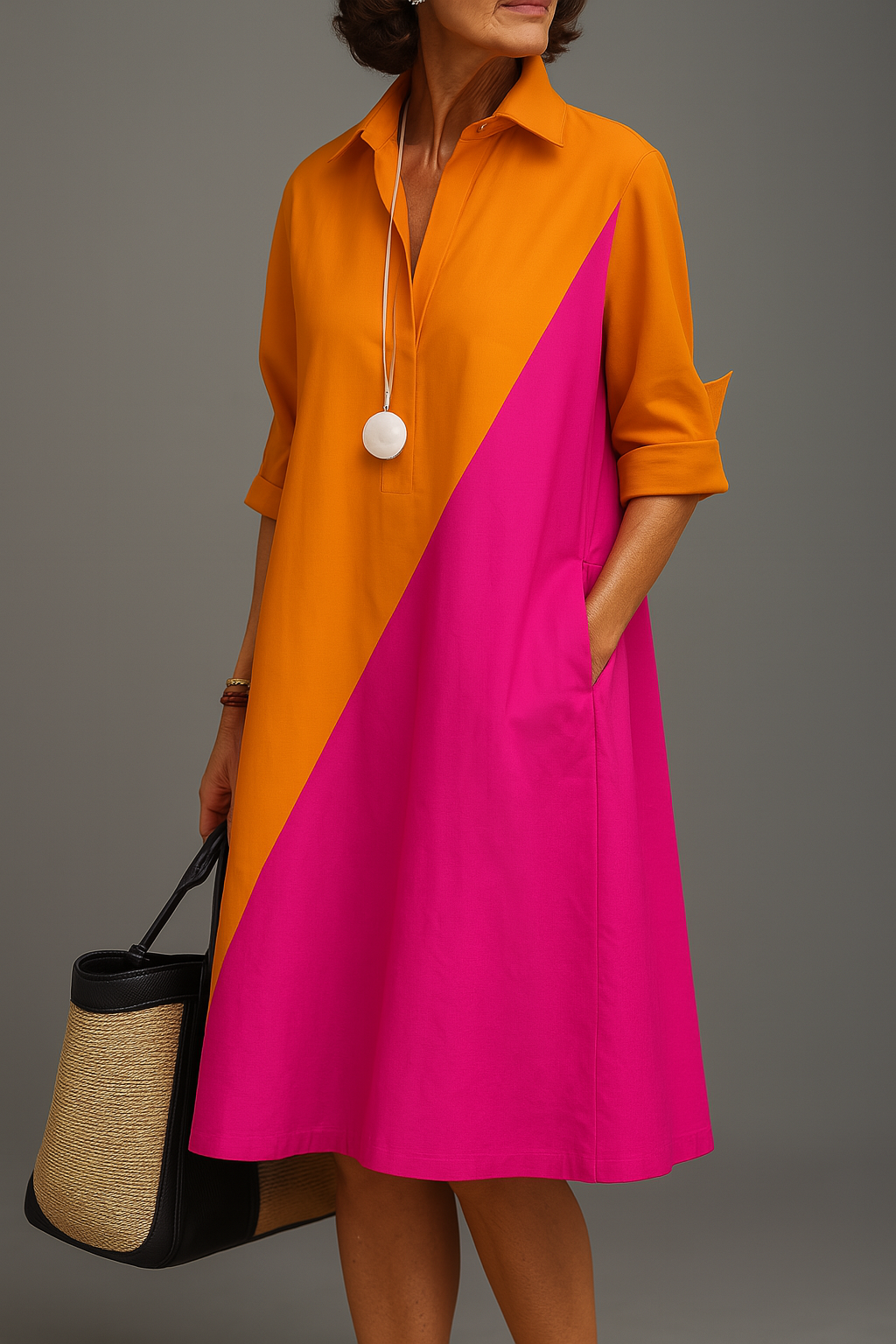 Elegancia | Vestido midi cuidado y estiloso