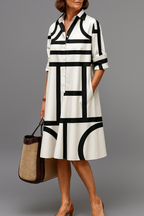 Elegancia | Vestido midi cuidado y estiloso