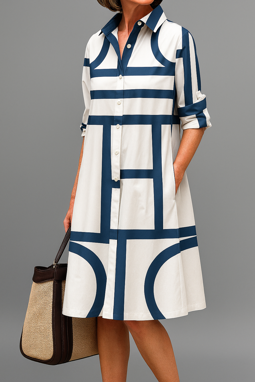 Elegancia | Vestido midi cuidado y estiloso