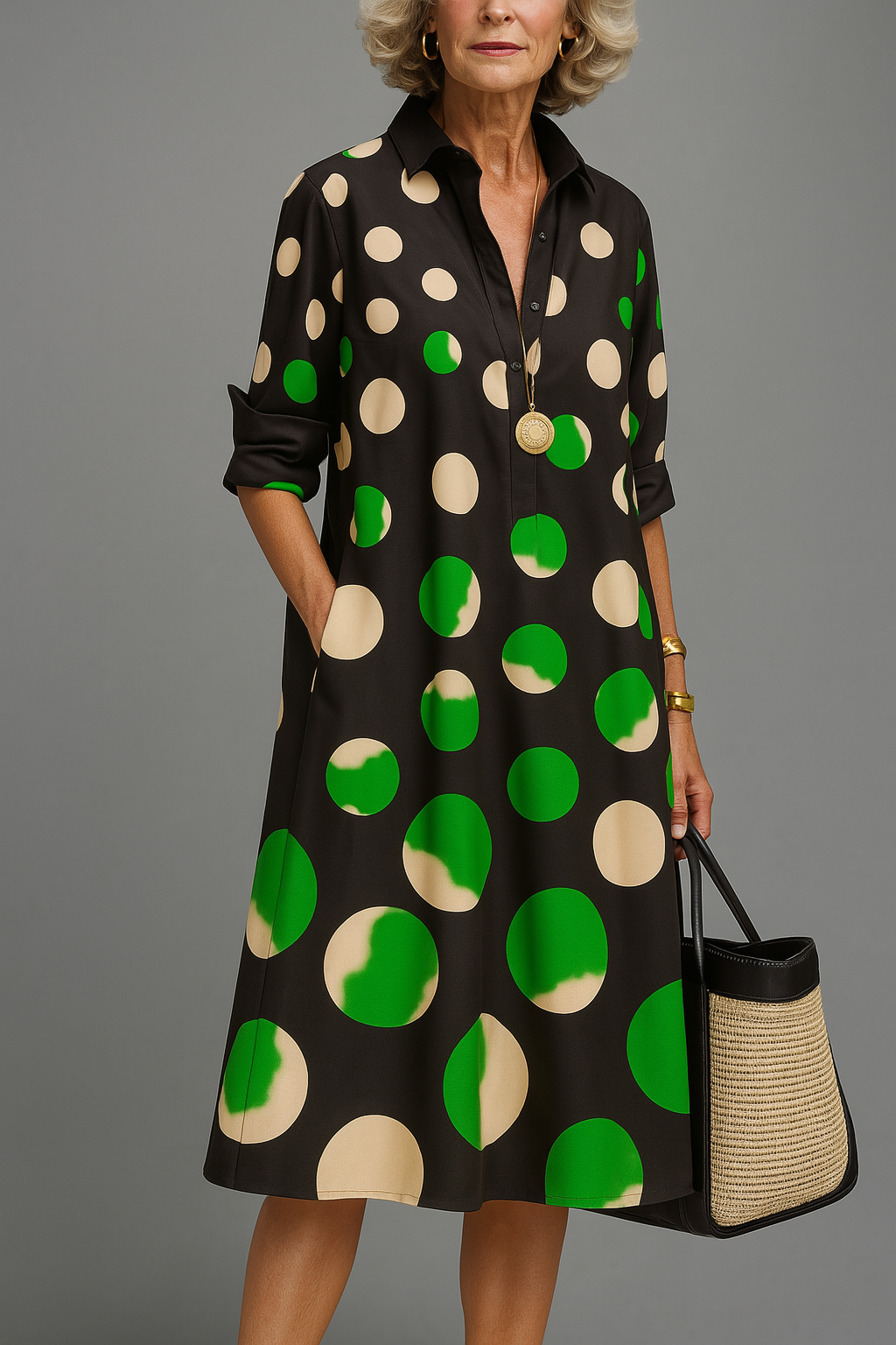 Elegancia | Vestido midi cuidado y estiloso