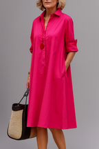 Elegancia | Vestido midi cuidado y estiloso