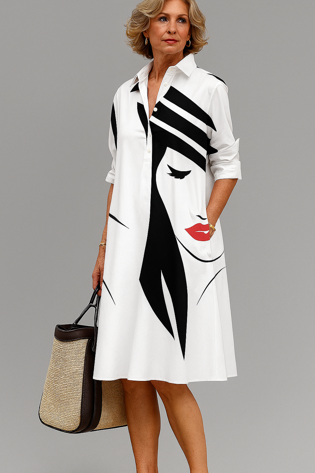 Elegancia | Vestido midi cuidado y estiloso