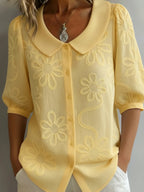 Camille | Blusa ligera floral de elegancia natural