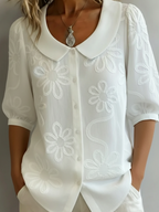Camille | Blusa ligera floral de elegancia natural