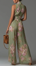 Marta | Mono plisado de gasa floral